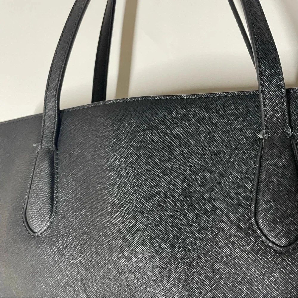 Kate Spade Laurel Way Jaymes Black Saffiano Leather Tote